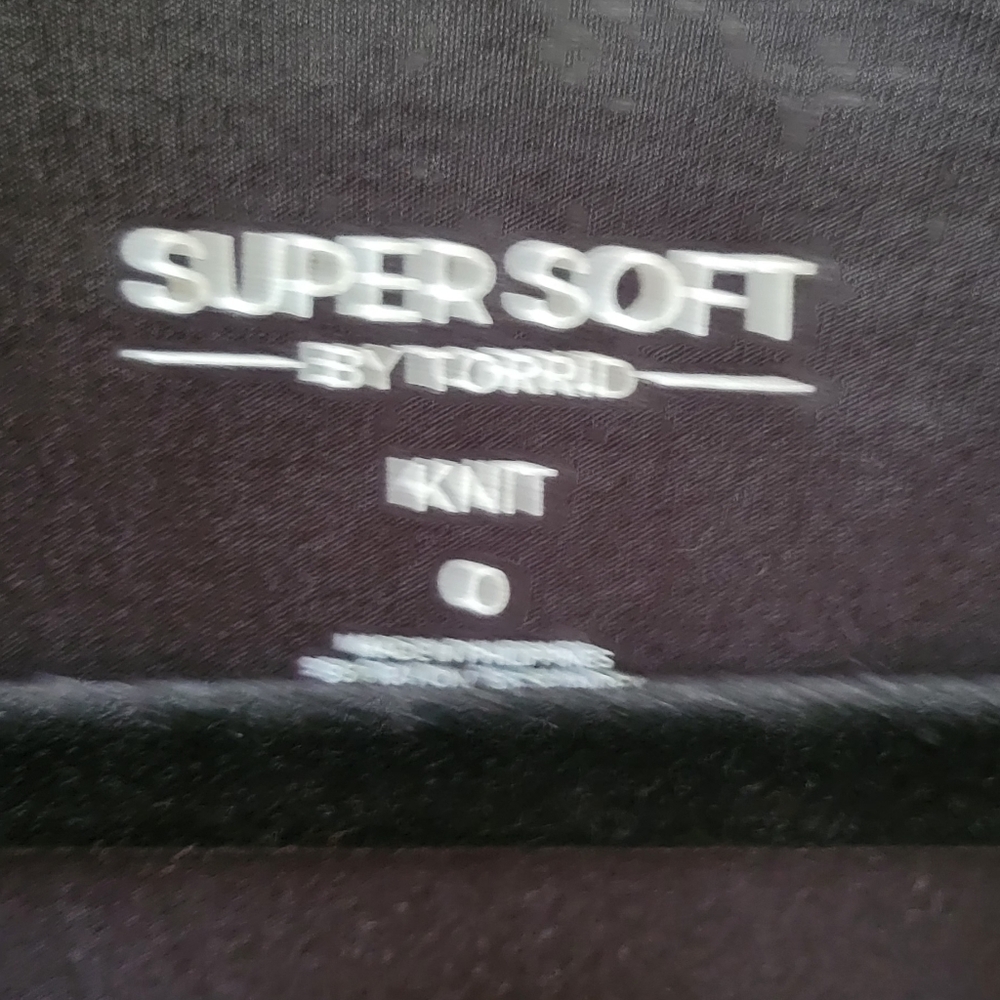 Torrid Black Super Soft Knit Shirt - Picture 2 of 3
